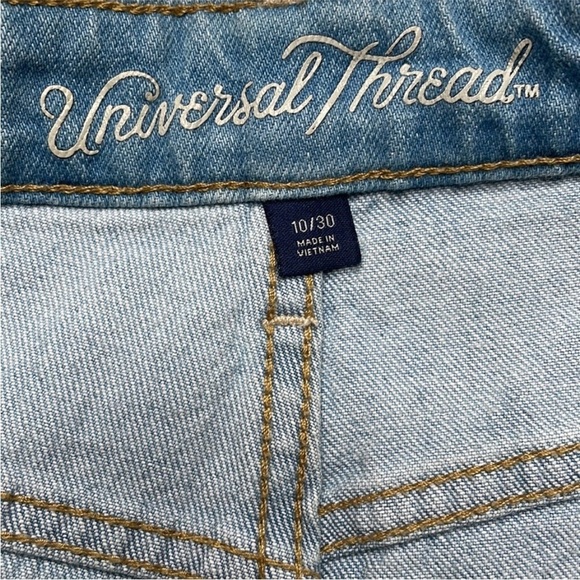 Universal thread Busted knees ankle Jeans Cropped Size 10 / 30 High Waist - Picture 4 of 8